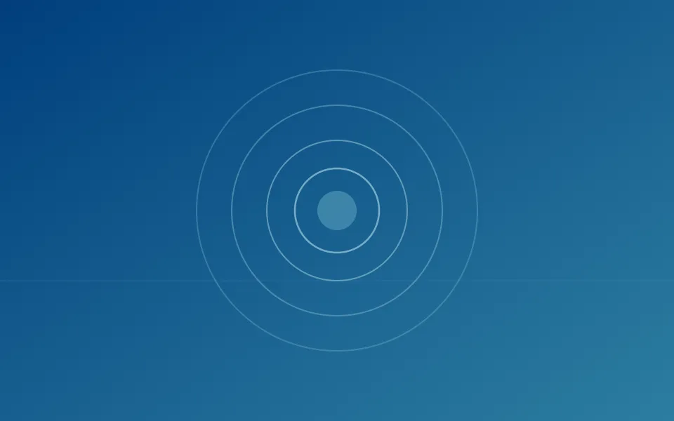 Concentric rings illustration representing anxiety